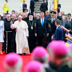 Pope Francis In Romania