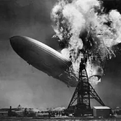 The Hindenburg Explodes